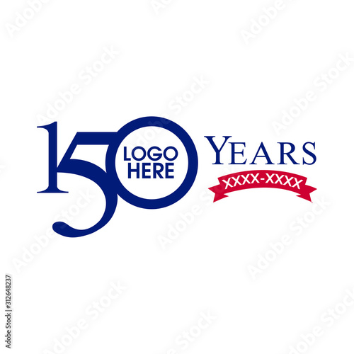 150th Years celebration - VECTOR