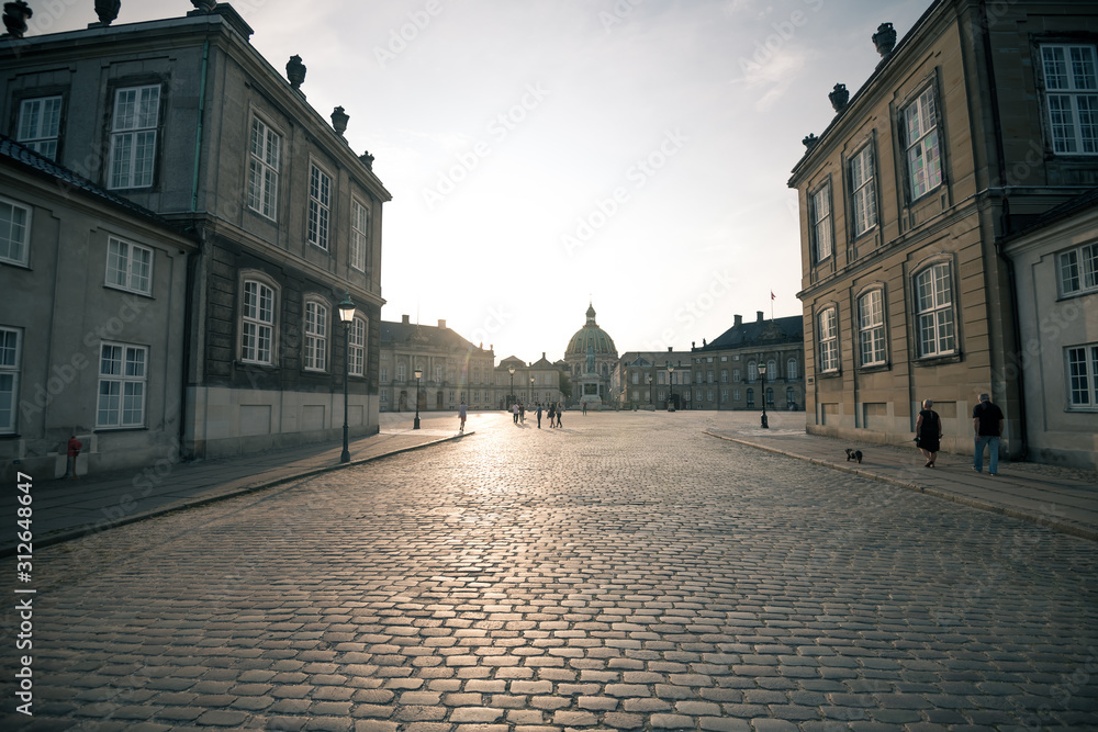 Fototapeta premium Beautiful Copenhagen city in Denmark