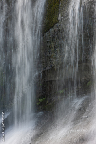 Korokoro Waterfall. Lake Waikaremoana Te Urewera National Park New Zealand.