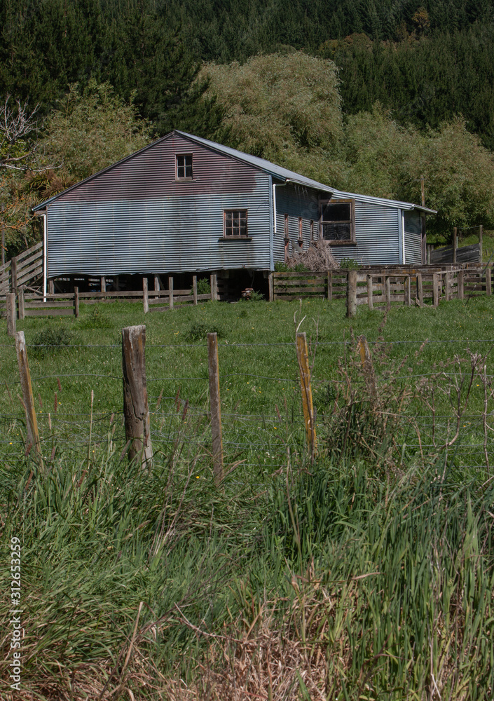 Wairoa. Frasertown. NeW Zealand. Sheepshed. Wairoa. Frasertown. NeW Zealand. Sheepshed.