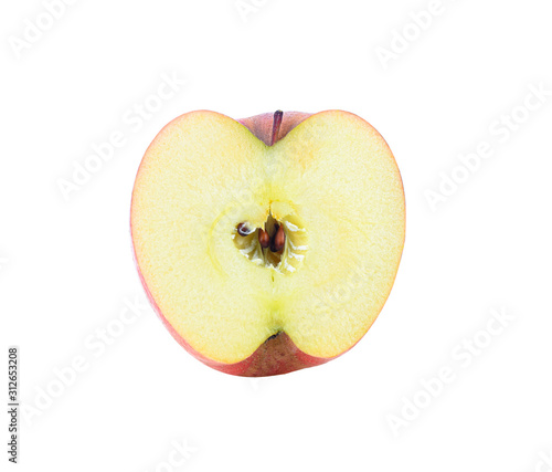 Appleisolated on white background photo