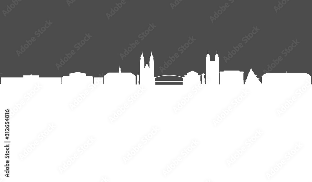 Fototapeta premium Magdeburg Panorama