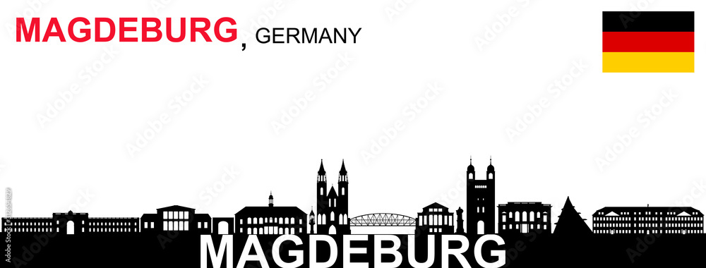 Magdeburg Skyline