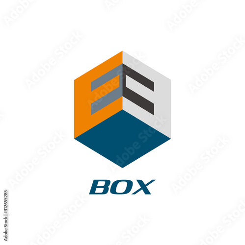 Vector illustration of a logo box © MonoDesigner