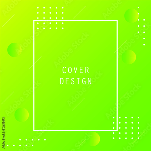 Abstract Minimal Geometric Vector Multicolored Background With Shadow, dots and lines. Dynamic shapes composition. Eps 10 vector