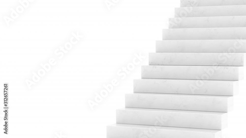 Corporate Minimal Moving White Marble Stairs Background 