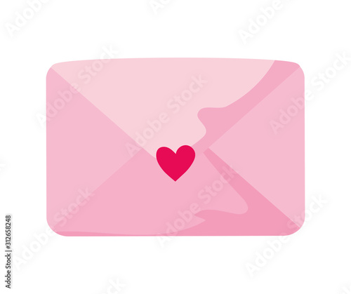 Love card with heart vector design