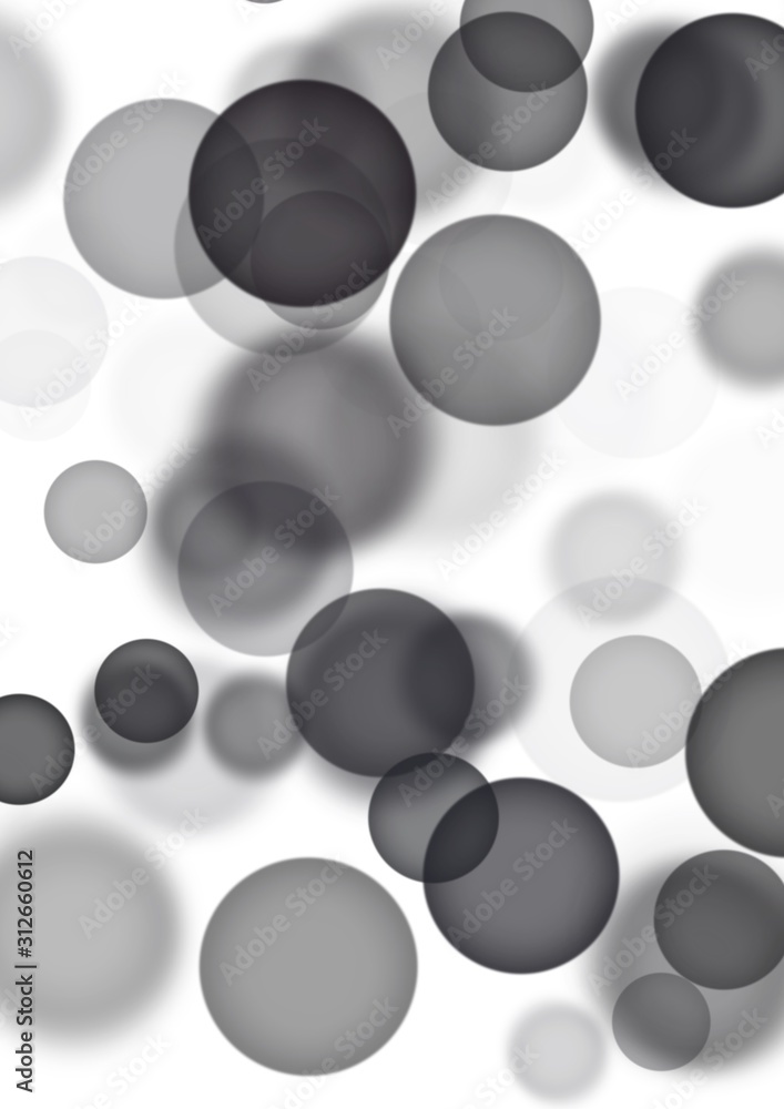 abstract background with white circles texture design black and white Bokeh illustration abstract background with white circles texture design black and white Bokeh illustration