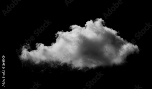 clouds on black background © rprongjai