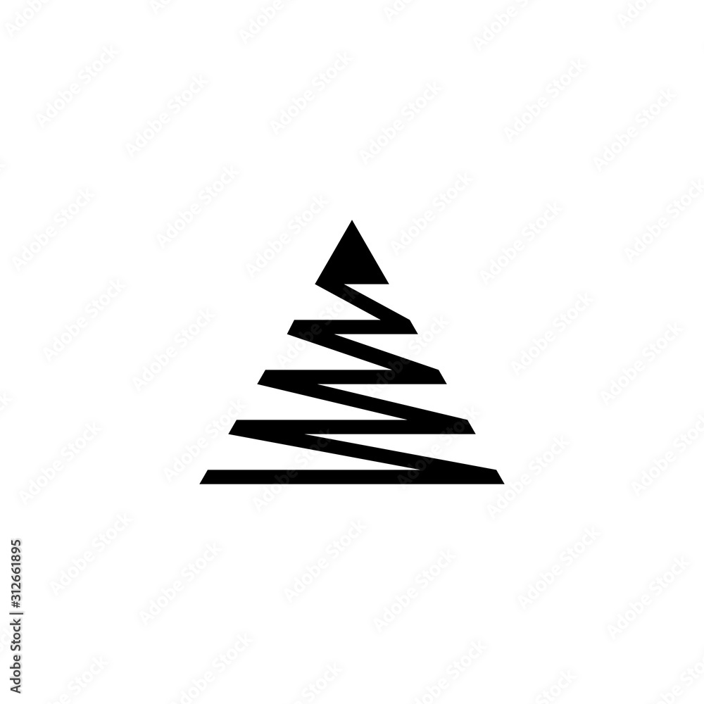 zigzag triangle arrow up geometric logo vector zigzag triangle arrow up geometric logo vector