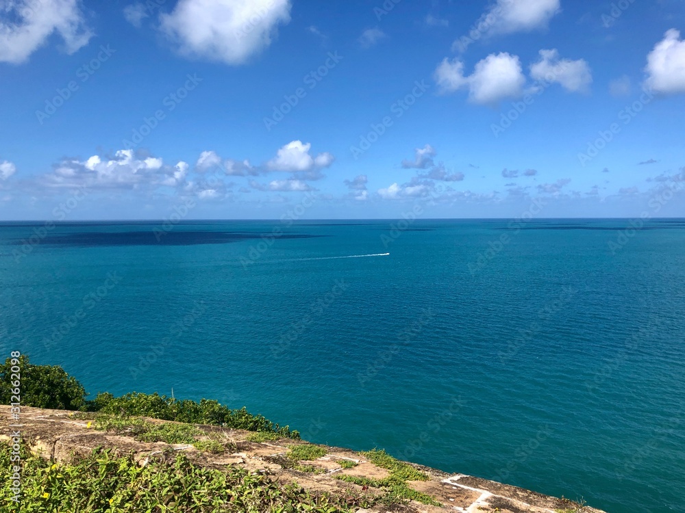 Coastline view of Antigua Coastline view of Antigua