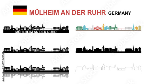 Mülheim an der Ruhr, großes Set