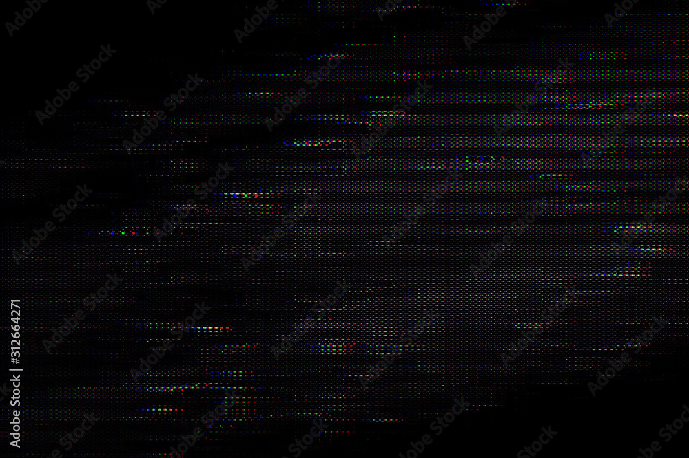 Abstract background of Test Screen Glitch Texture - obrazy, fototapety, plakaty 