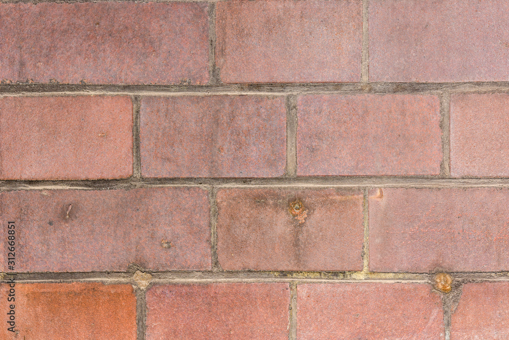 Obraz premium old red brick wall background