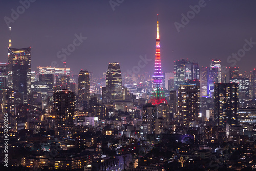 美しい東京の夜景 © 英敏 松本