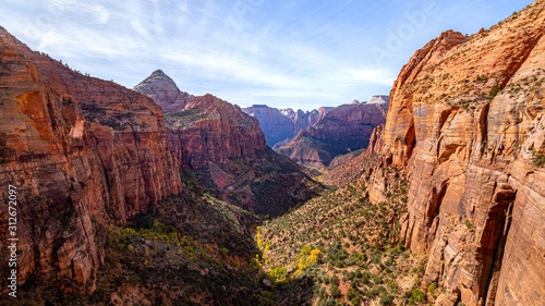 Canyon Overlook in Zion National Park in Utah