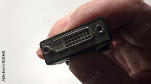 Converter dvi vga hand