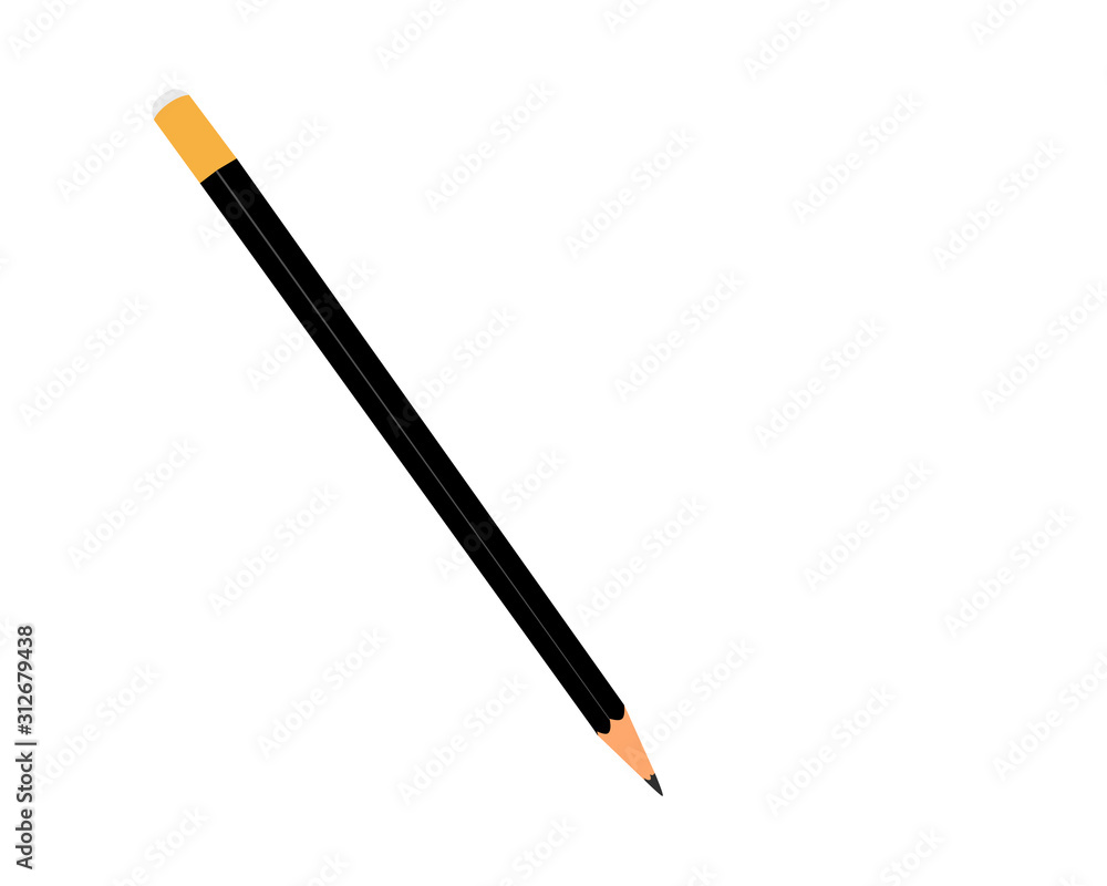 Lead pencil drawing, vector illustration Lead pencil drawing, vector illustration
