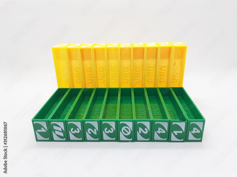 Bright Colorful Parts Pieces Japanese Speed and Agility Stacked Square Block Games in White Isolated Background Bright Colorful Parts Pieces Japanese Speed and Agility Stacked Square Block Games in White Isolated Background
