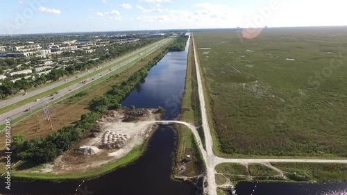 Sawgrass Expressway - Everglades Florida