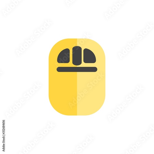 mouse icon flat style, right click, left click, scroll icon, computer input device, logo and presentation template