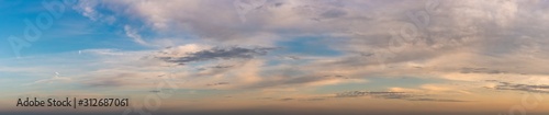 Fantastic clouds at sunrise