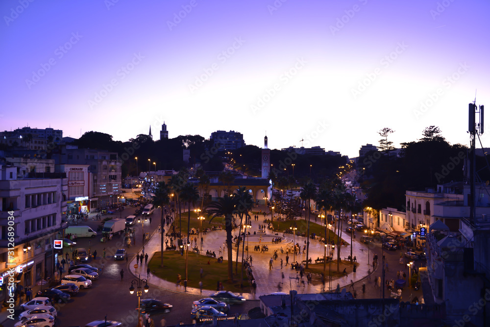 Naklejka premium Views of the medina of the Moroccan city of Tangier