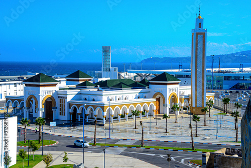 Moroccan mosque located in the city of Tangier