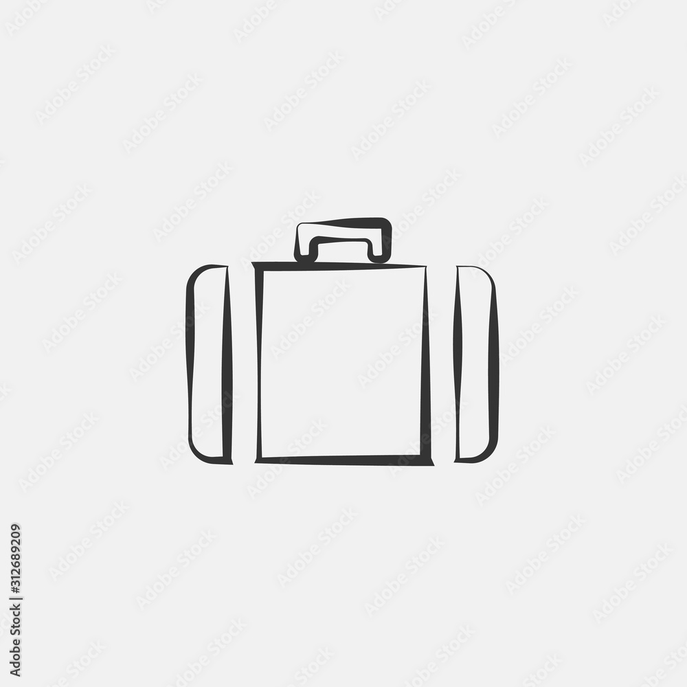 briefcase icon vector for web and graphic design briefcase icon vector for web and graphic design