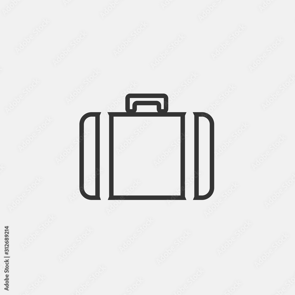 briefcase icon vector for web and graphic design briefcase icon vector for web and graphic design