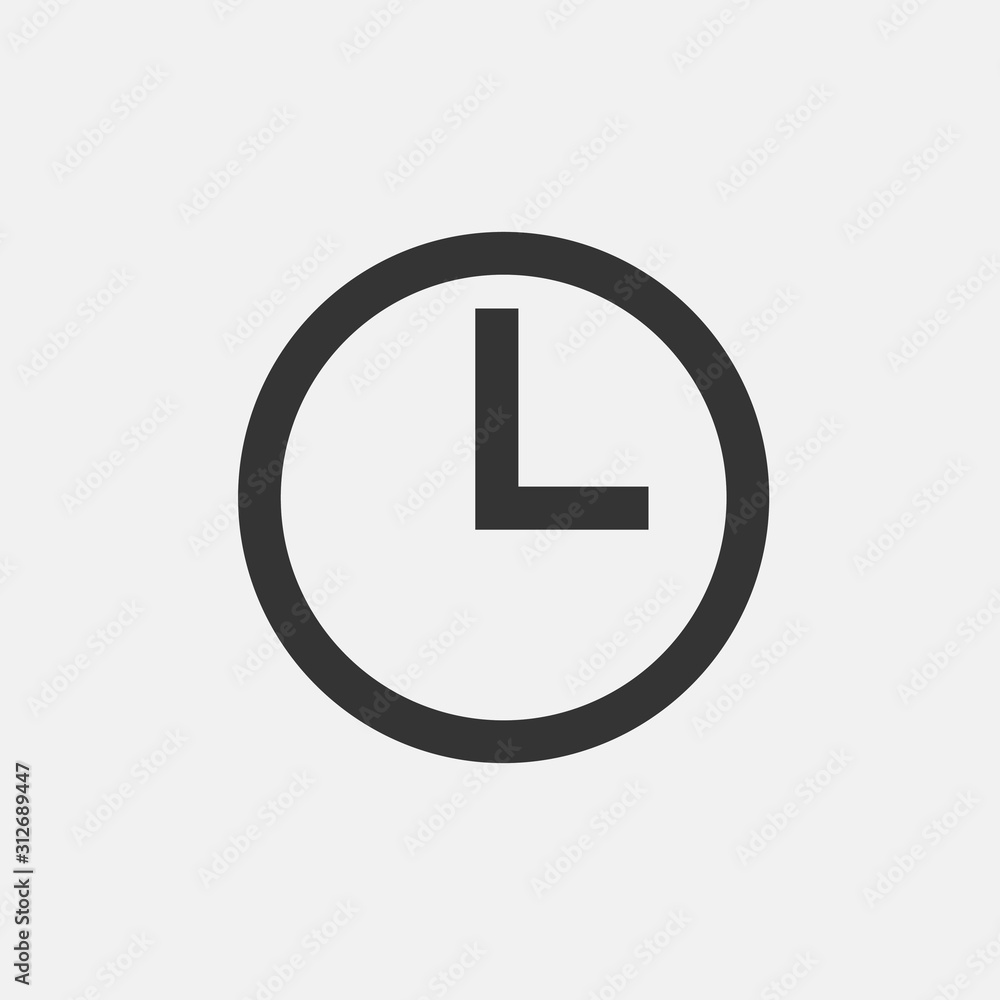 clock icon vector for web and graphic design clock icon vector for web and graphic design
