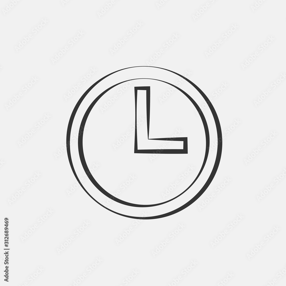 clock icon vector for web and graphic design clock icon vector for web and graphic design