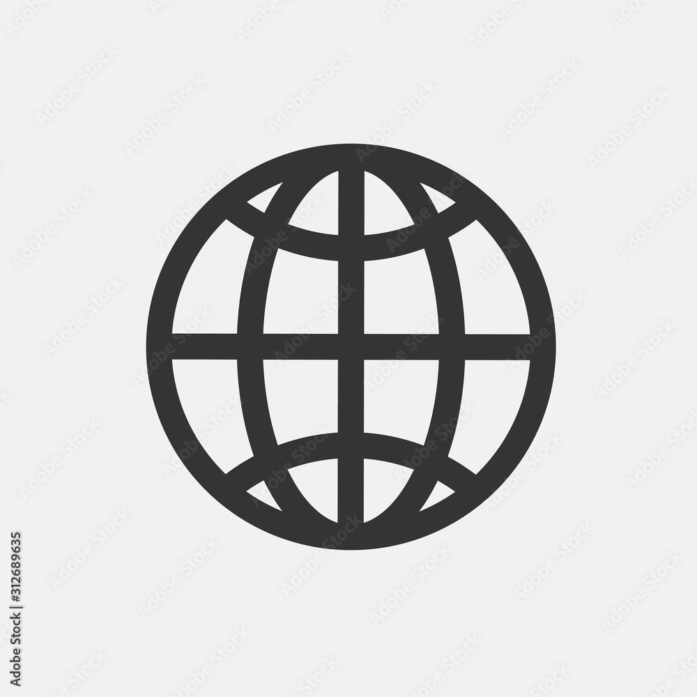 earth icon vector for web and graphic design earth icon vector for web and graphic design