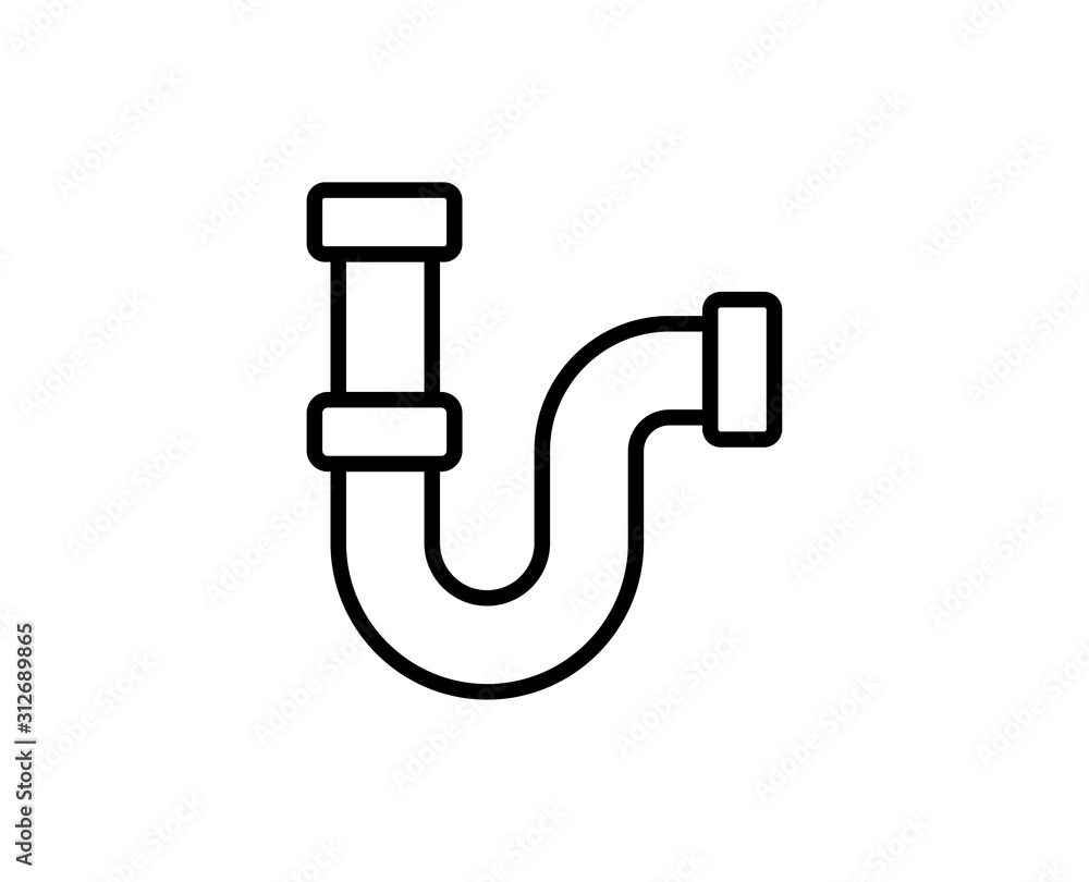 Plumb premium line icon Plumb premium line icon