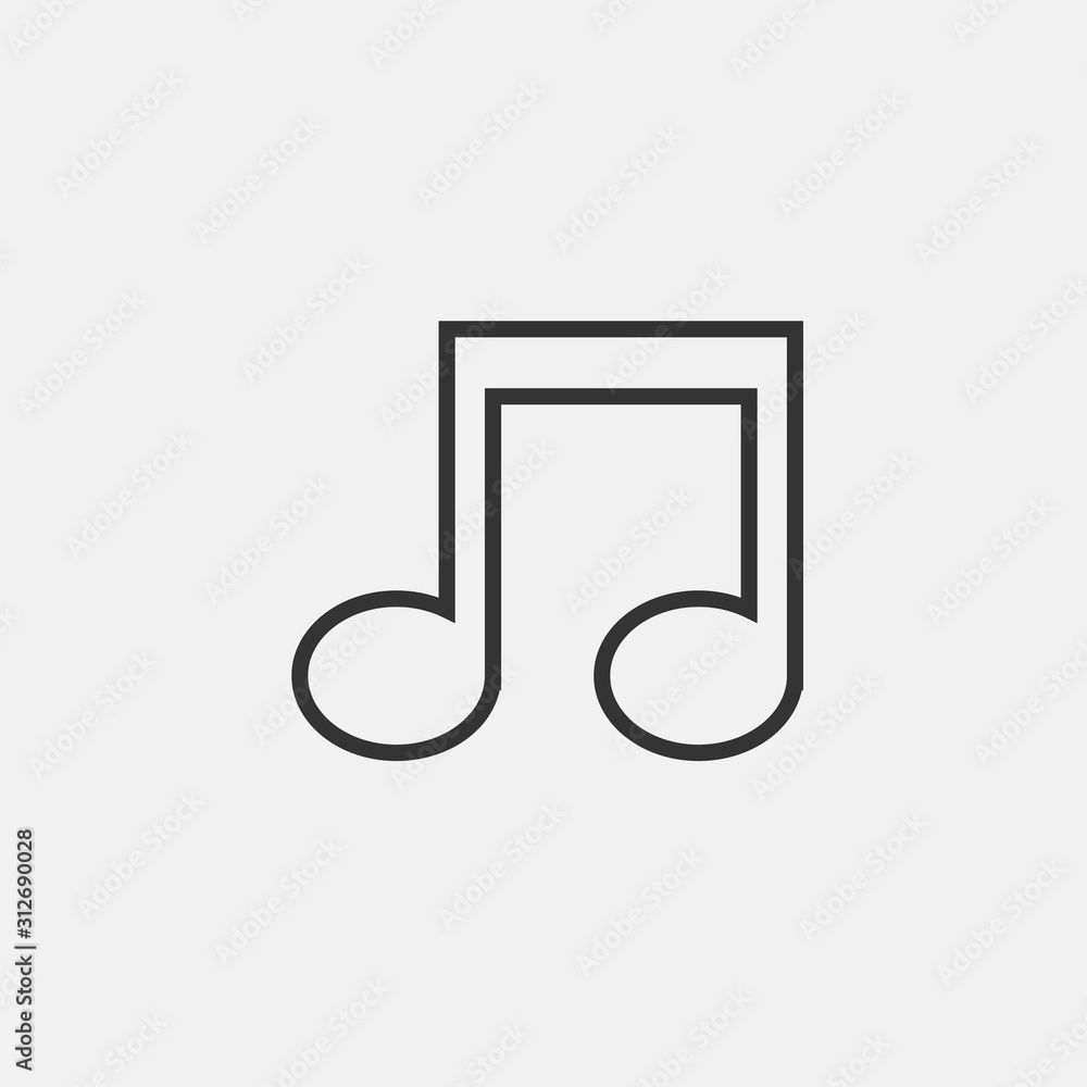 music icon vector for web and graphic design music icon vector for web and graphic design