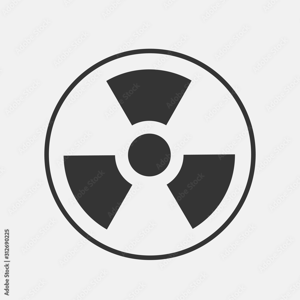 radiation icon vector for web and graphic design radiation icon vector for web and graphic design