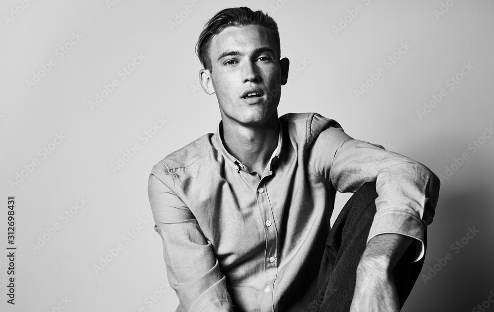 portrait of young man portrait of young man