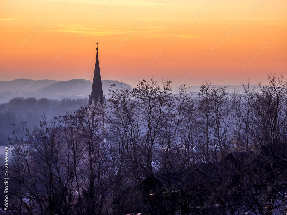 Obraz premium Steeple Dusk