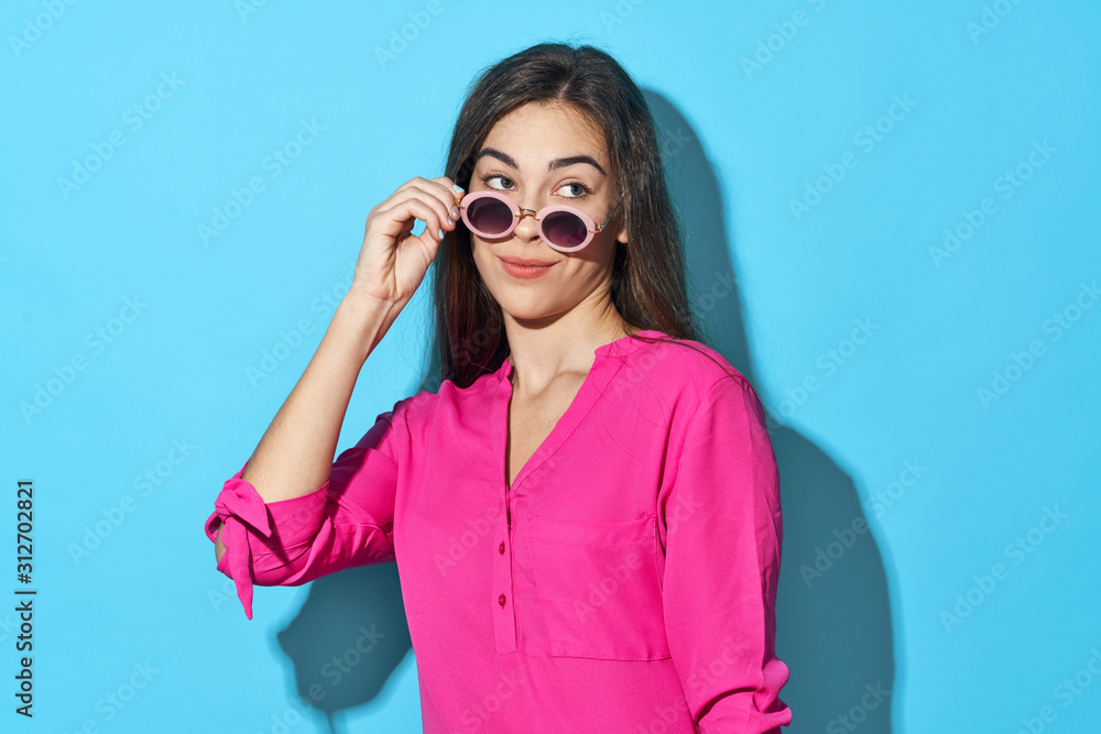 young woman with glasses young woman with glasses