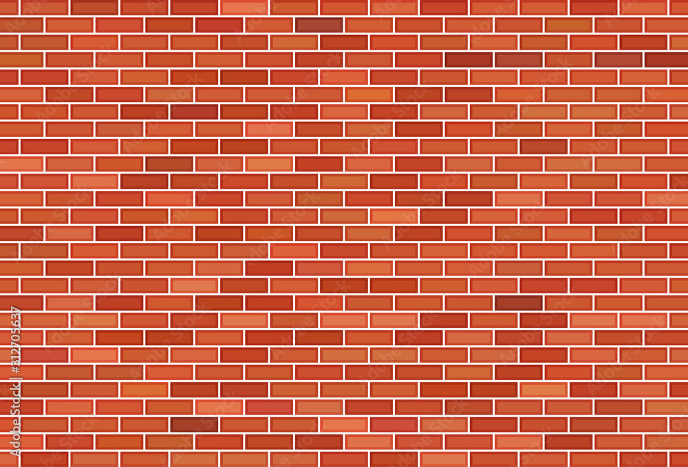 Brown brick wall background Brown brick wall background
