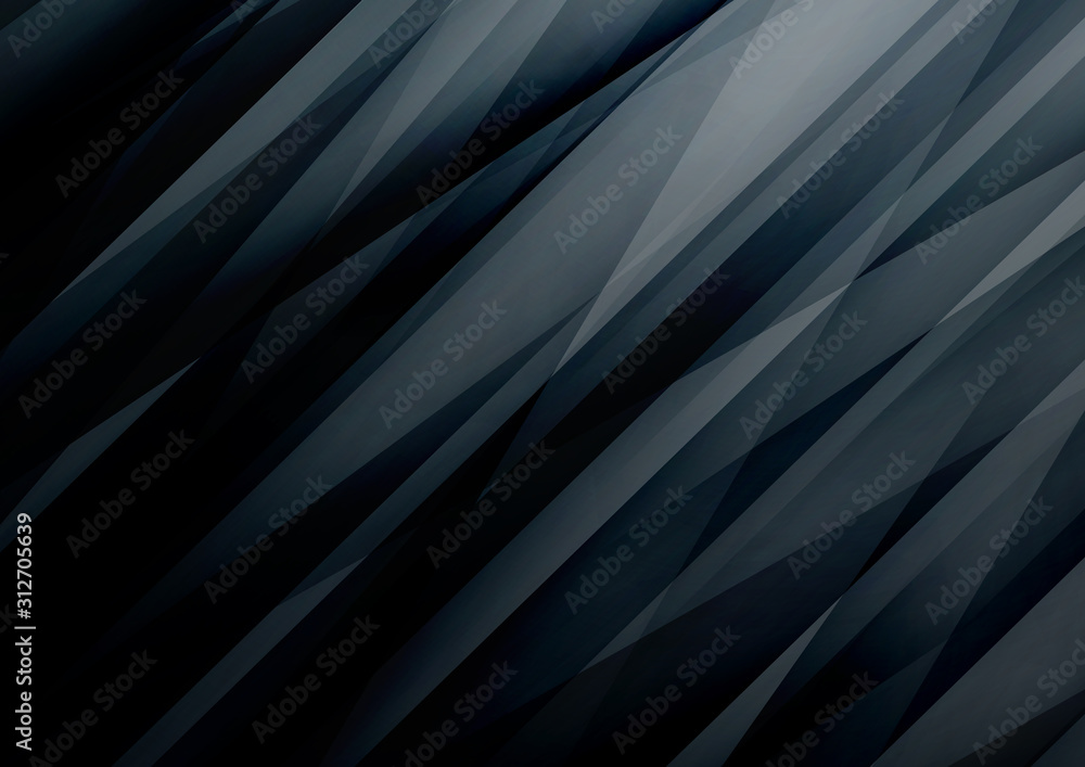 Obraz premium Abstract black vector background with stripes