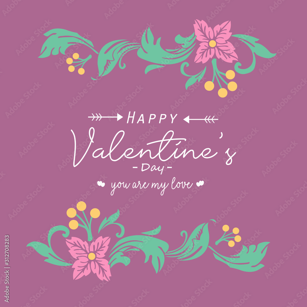 Elegant and romantic ornate pink floral frame, for happy valentine invitation card design. Vector Elegant and romantic ornate pink floral frame, for happy valentine invitation card design. Vector
