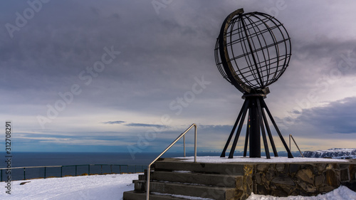 the globe that marks Europe's norther point