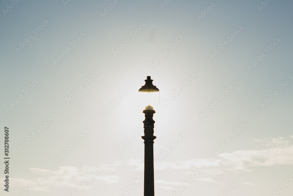 Lamp Post in sunshine
