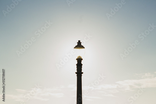 Lamp Post in sunshine