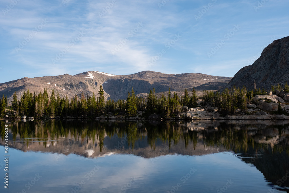 wild mountain lake wild mountain lake
