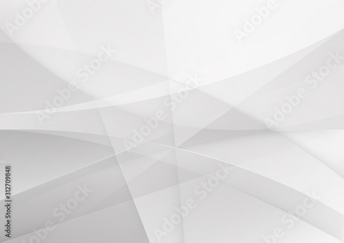 White and grey background. Corporate technology modern design. Pattern style geometric. Abstract modern background used about technology or product presentation backdrop. Vector illustration.
