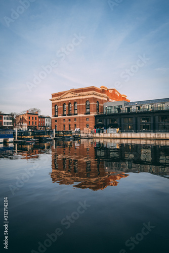 Broadway Pier  in Fells Point  Baltimore  Maryland