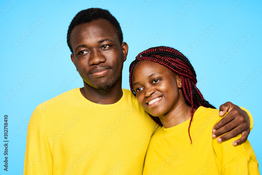portrait of happy couple portrait of happy couple