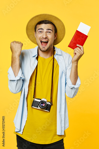 painter with paint roller